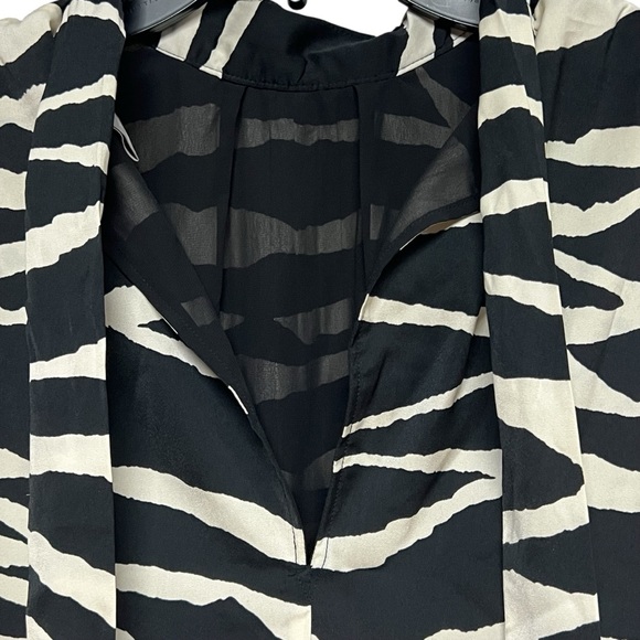 H&M Zebra Pattern Lined Dress Size Small NWOT - Picture 6 of 8